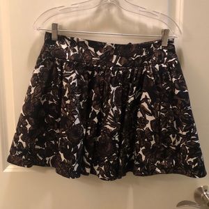 Flower flare skirt